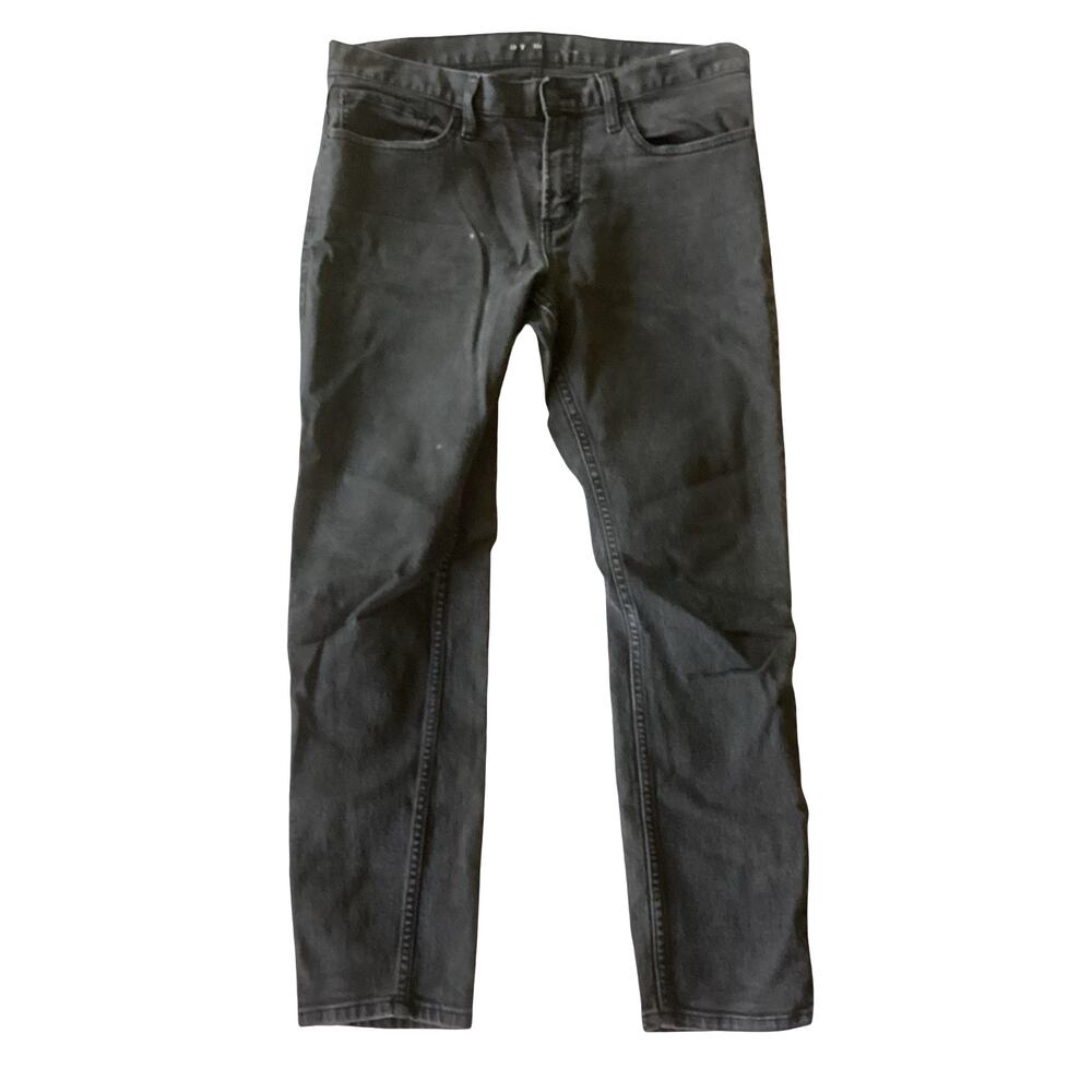 Old Navy Straight Built-In Flex Black Jeans